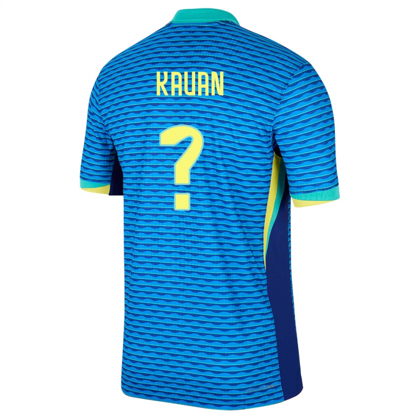 נשים ברזיל Kauan #0 כְּחוֹל הרחק ג'רזי 24-26 חולצה קצרה