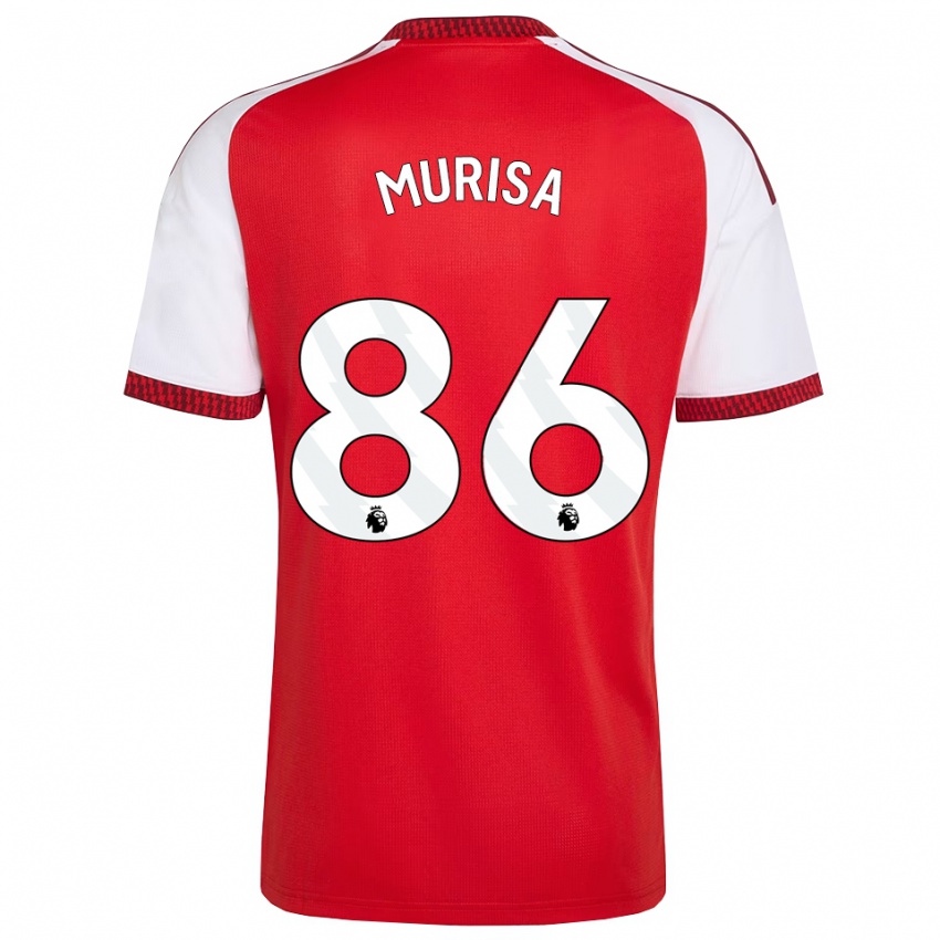 נשים Teshaun Murisa #86 אדום לבן שחור ג'רזי ביתית 2026/27 חולצה קצרה