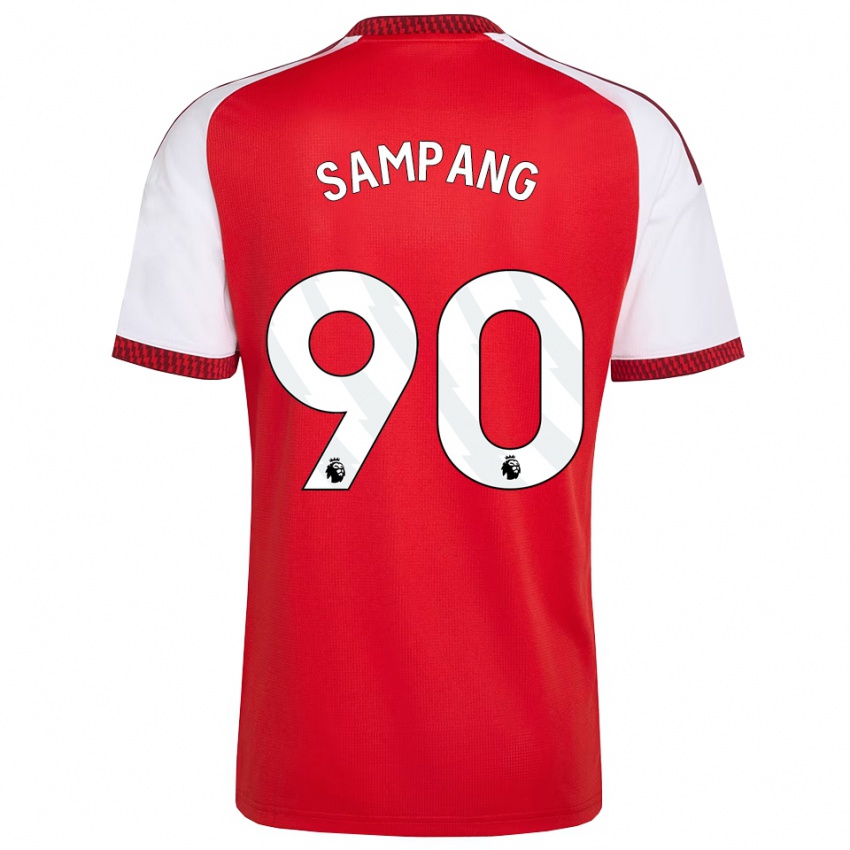 נשים Saurap Sampang #90 אדום לבן שחור ג'רזי ביתית 2026/27 חולצה קצרה