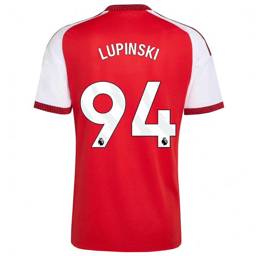 נשים Remi Lupinski #94 אדום לבן שחור ג'רזי ביתית 2026/27 חולצה קצרה