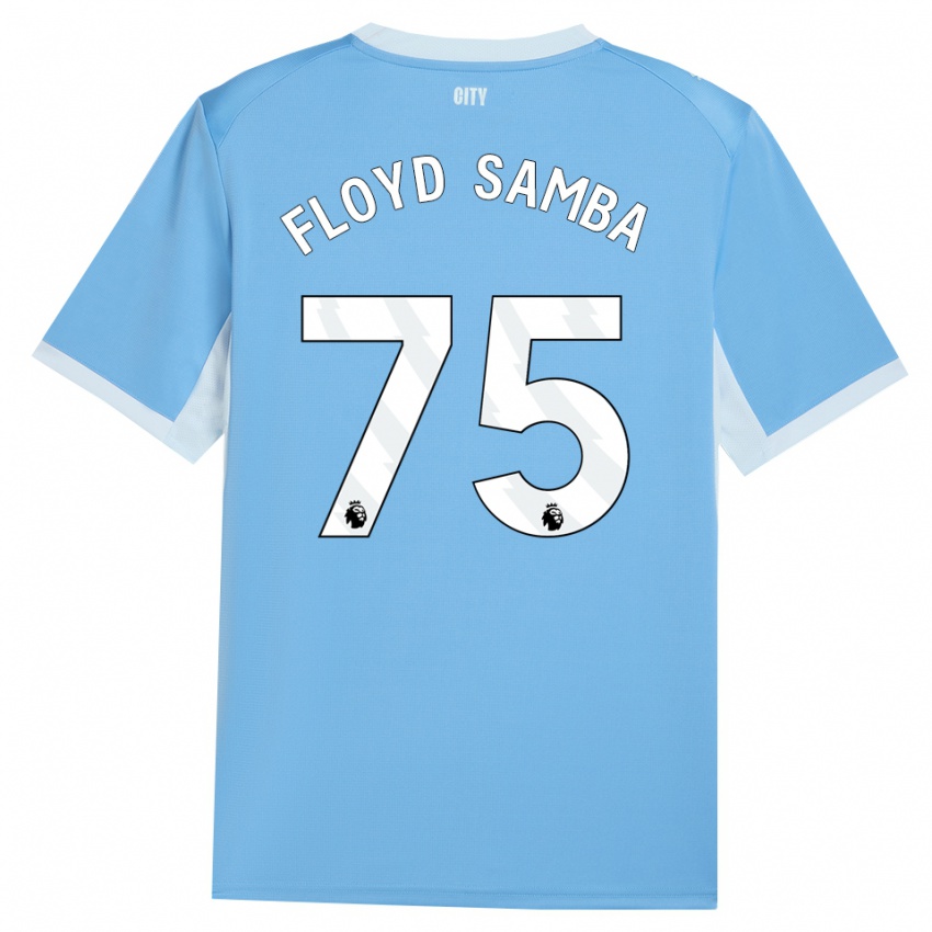 נשים Floyd Samba #75 כחול שמיים בהיר לבן ג'רזי ביתית 2026/27 חולצה קצרה