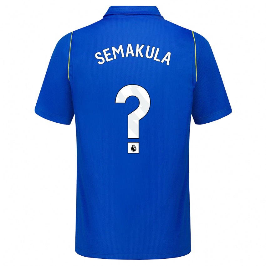 נשים Eliah Semakula #0 כחול צהוב ג'רזי ביתית 2026/27 חולצה קצרה