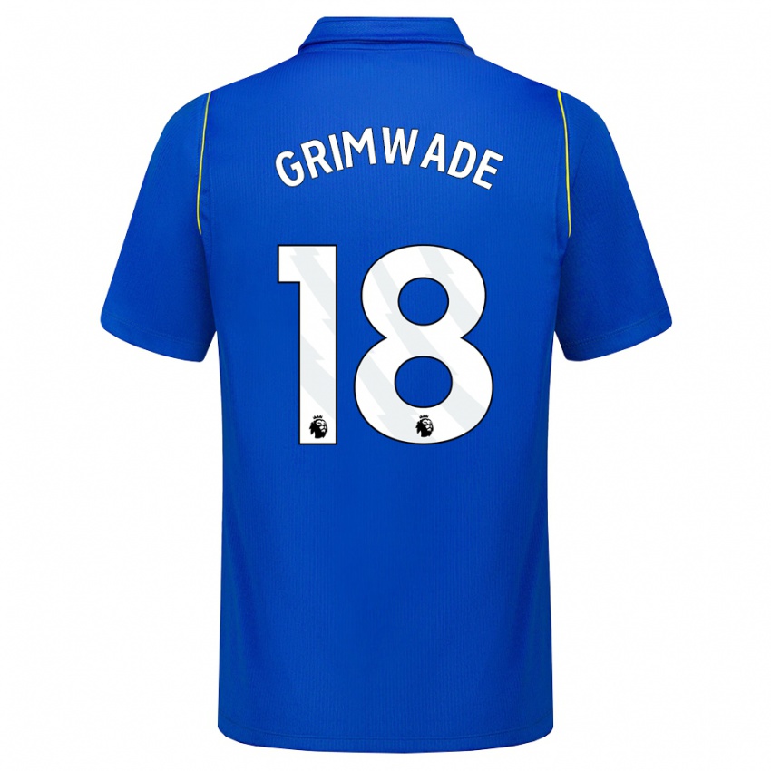 נשים Heze Grimwade #18 כחול צהוב ג'רזי ביתית 2026/27 חולצה קצרה