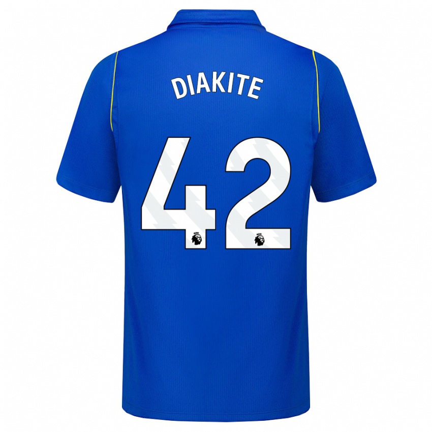 נשים Calvin Diakite #42 כחול צהוב ג'רזי ביתית 2026/27 חולצה קצרה
