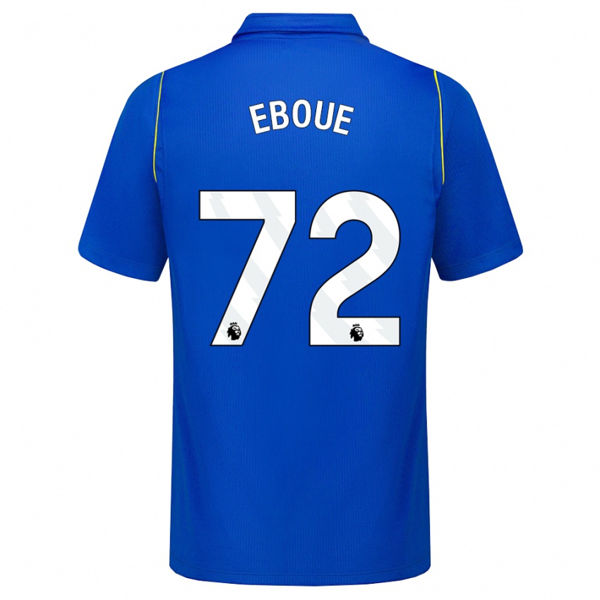 נשים Mathis Eboué #72 כחול צהוב ג'רזי ביתית 2026/27 חולצה קצרה