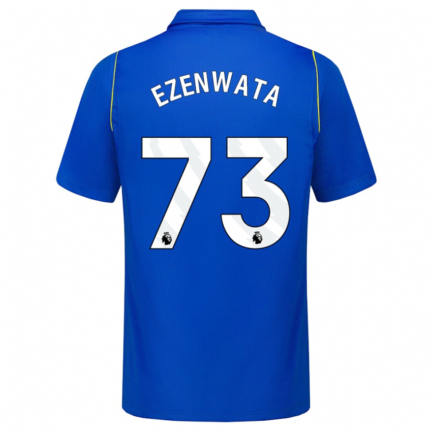 נשים Chizaram Ezenwata #73 כחול צהוב ג'רזי ביתית 2026/27 חולצה קצרה