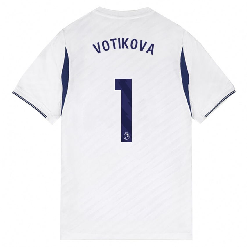 נשים Barbora Votíková #1 לבן אדום סגול ג'רזי ביתית 2026/27 חולצה קצרה