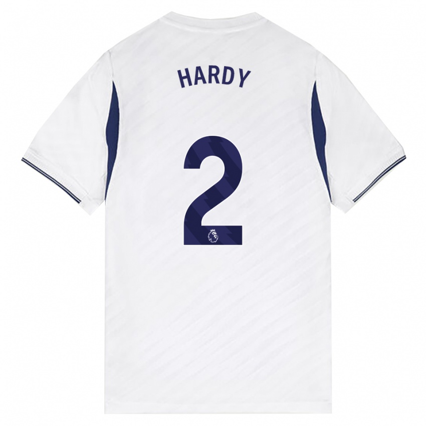 נשים Malachi Hardy #2 לבן אדום סגול ג'רזי ביתית 2026/27 חולצה קצרה