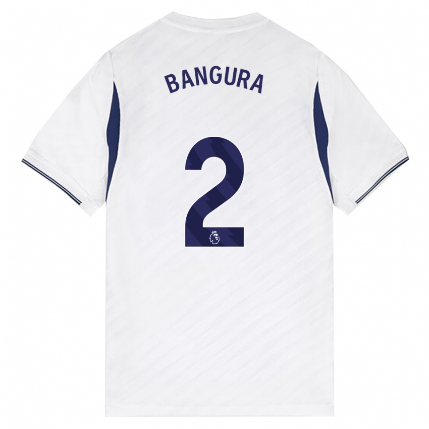 נשים Samal Bangura #2 לבן אדום סגול ג'רזי ביתית 2026/27 חולצה קצרה