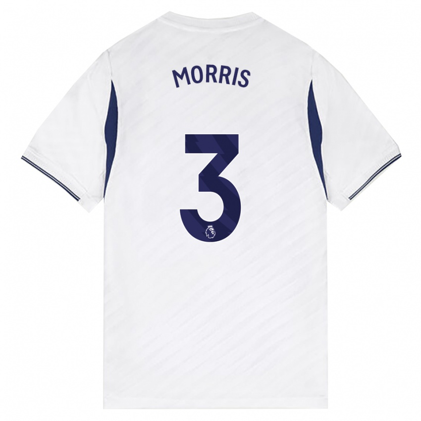 נשים Ella Morris #3 לבן אדום סגול ג'רזי ביתית 2026/27 חולצה קצרה