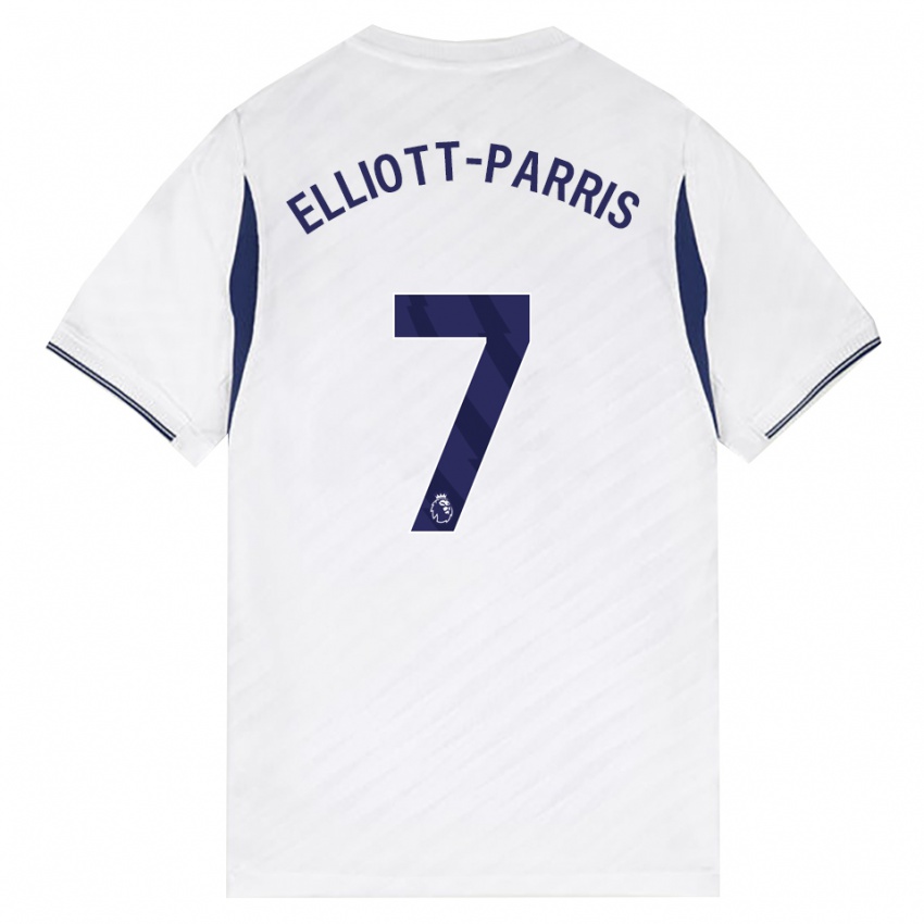 נשים Reiss Elliott-Parris #7 לבן אדום סגול ג'רזי ביתית 2026/27 חולצה קצרה