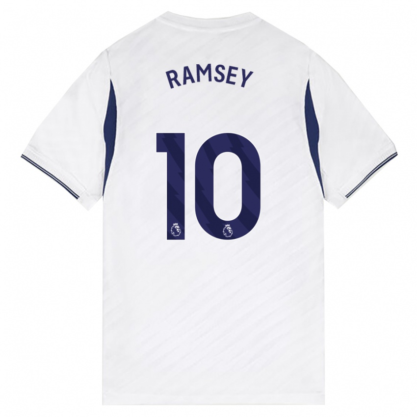 נשים Cole Ramsey #10 לבן אדום סגול ג'רזי ביתית 2026/27 חולצה קצרה
