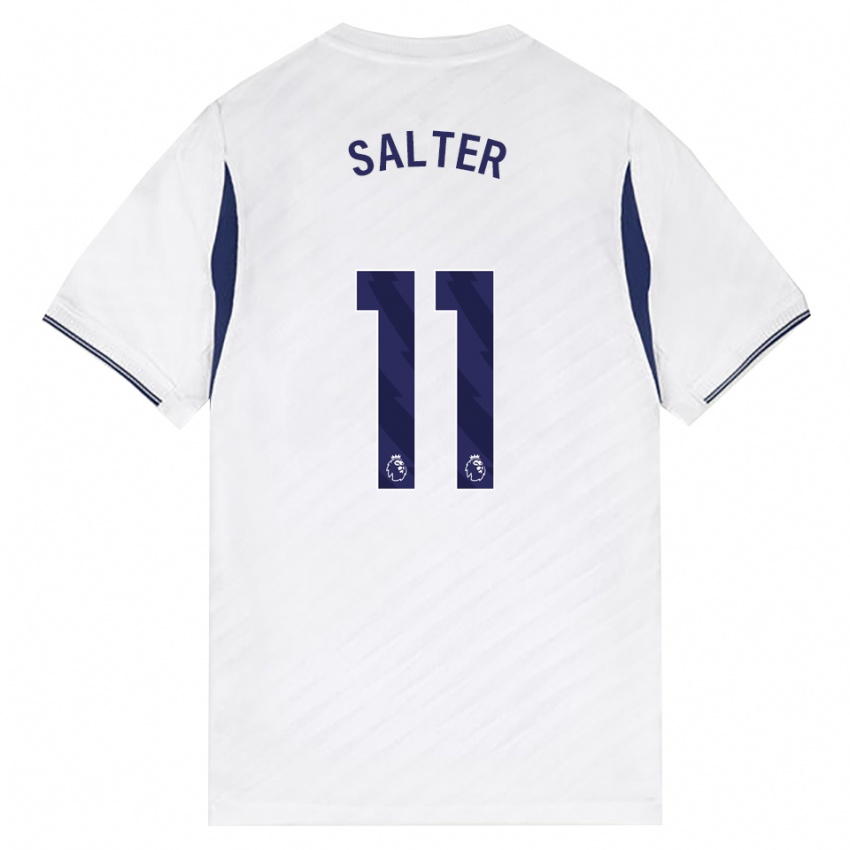 נשים Oliver Salter #11 לבן אדום סגול ג'רזי ביתית 2026/27 חולצה קצרה