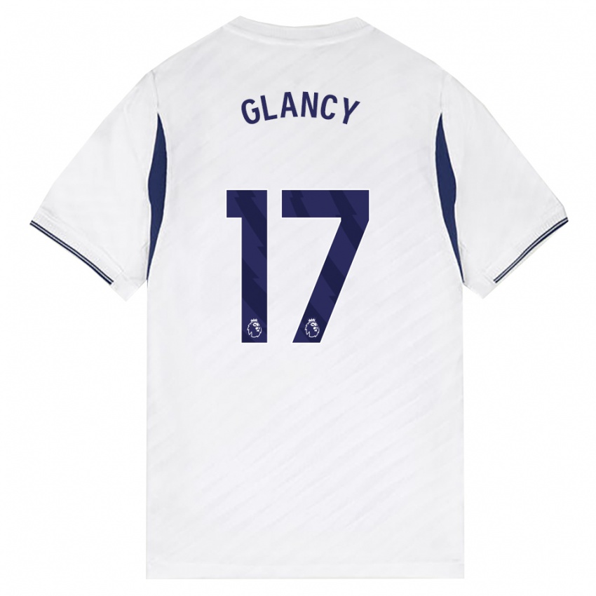 נשים Conall Glancy #17 לבן אדום סגול ג'רזי ביתית 2026/27 חולצה קצרה
