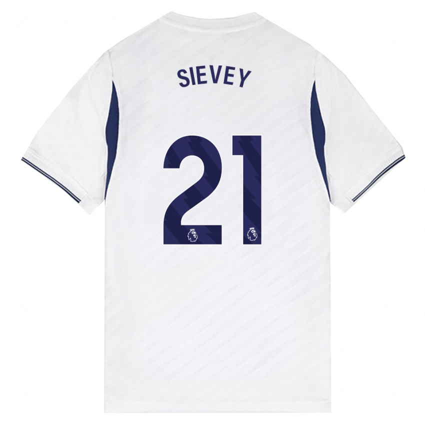 נשים Max Sievey #21 לבן אדום סגול ג'רזי ביתית 2026/27 חולצה קצרה