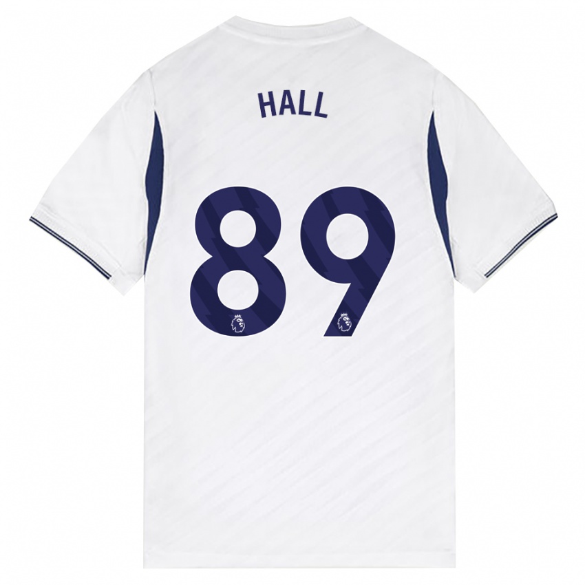 נשים Tye Hall #89 לבן אדום סגול ג'רזי ביתית 2026/27 חולצה קצרה