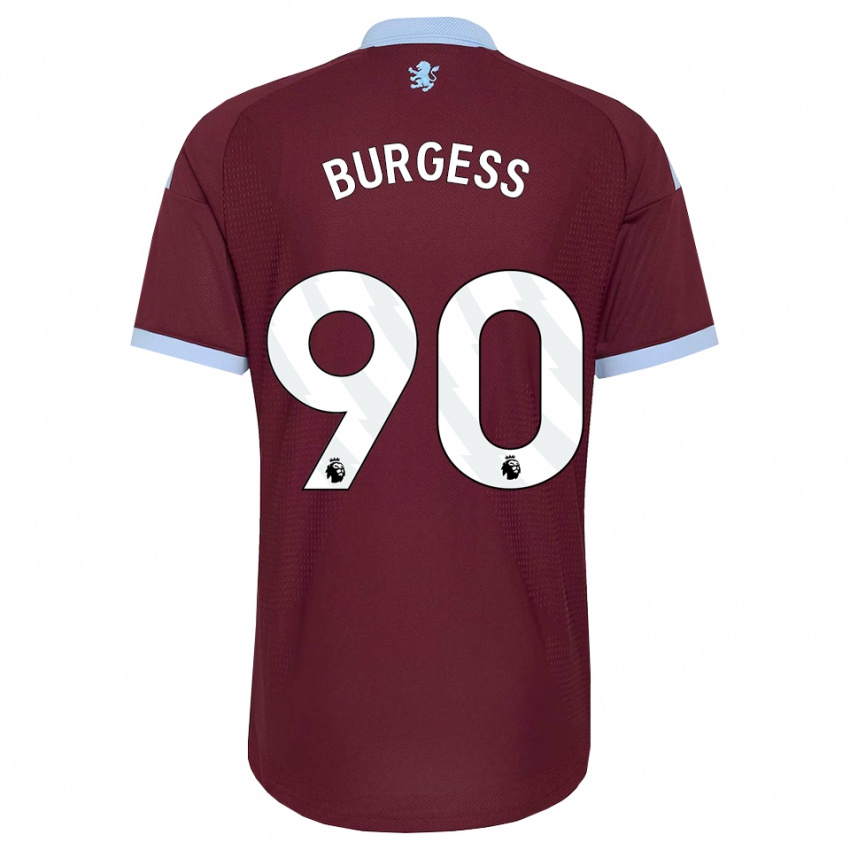 נשים Woody Burgess #90 כחול קורנפלאוור בורדו ג'רזי ביתית 2026/27 חולצה קצרה