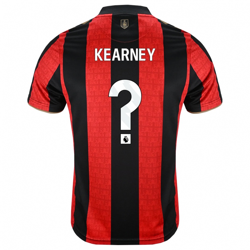 נשים Damani Kearney #0 זהב אדום שחור ג'רזי ביתית 2026/27 חולצה קצרה