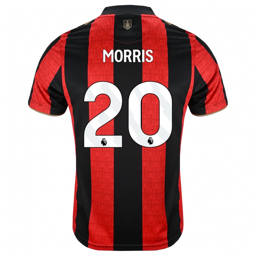 נשים Caitlin Morris #20 זהב אדום שחור ג'רזי ביתית 2026/27 חולצה קצרה