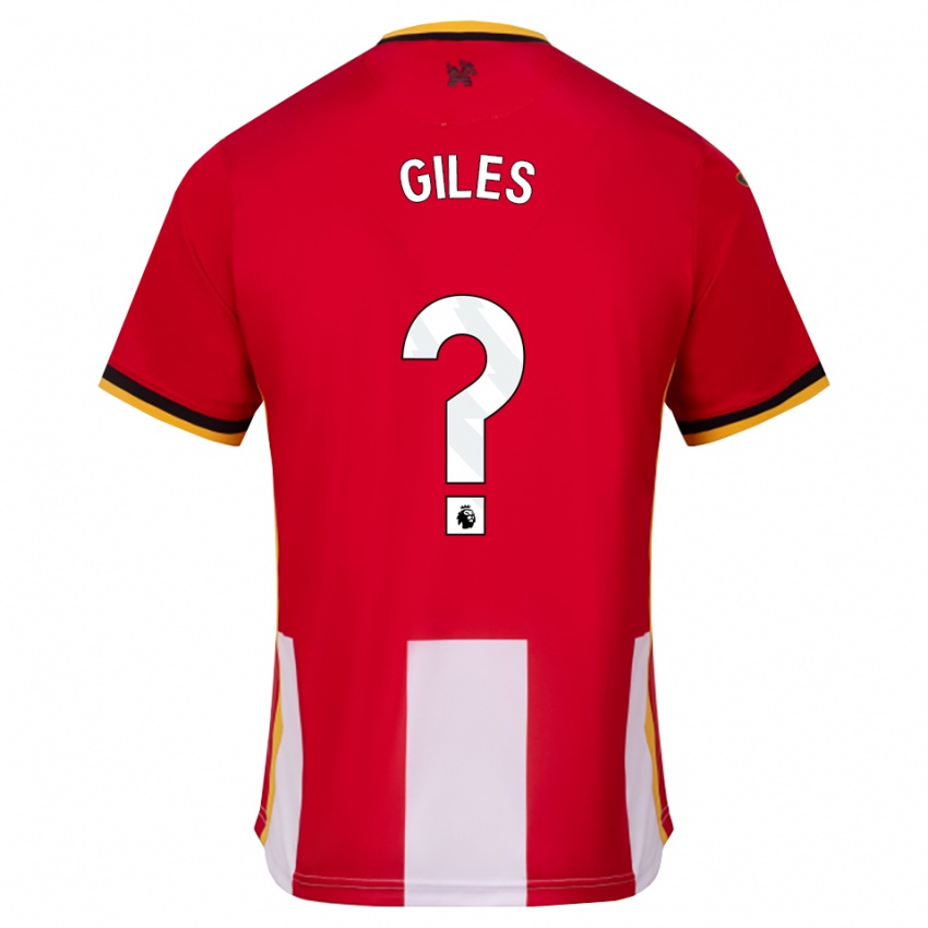 נשים Cameron Giles #0 צהוב שחור אדום ג'רזי ביתית 2026/27 חולצה קצרה