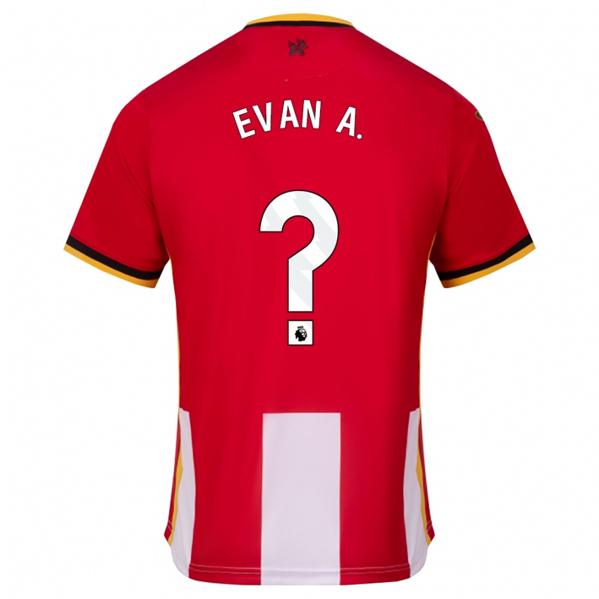 נשים Evan Anderson #0 צהוב שחור אדום ג'רזי ביתית 2026/27 חולצה קצרה