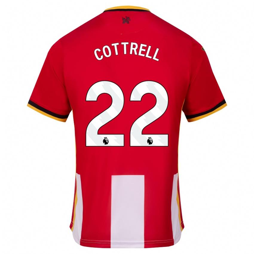 נשים Eleonora Cottrell #22 צהוב שחור אדום ג'רזי ביתית 2026/27 חולצה קצרה