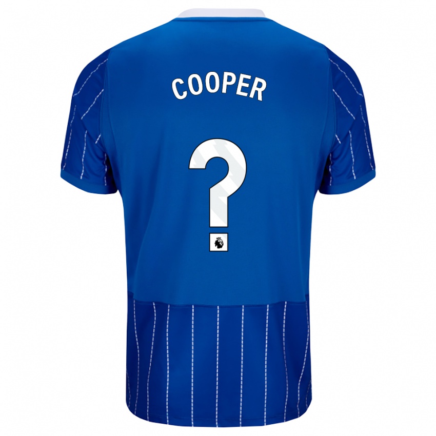 נשים Finley Cooper #0 כחול מדיום לבן ג'רזי ביתית 2026/27 חולצה קצרה