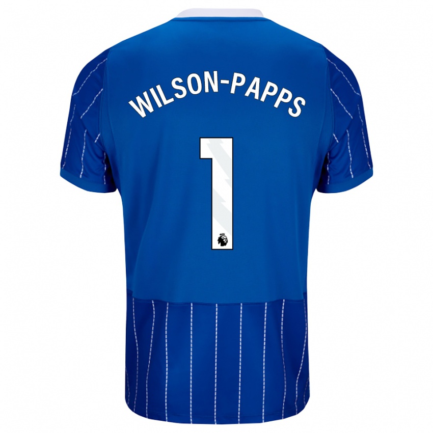 נשים Charlie Wilson-Papps #1 כחול מדיום לבן ג'רזי ביתית 2026/27 חולצה קצרה