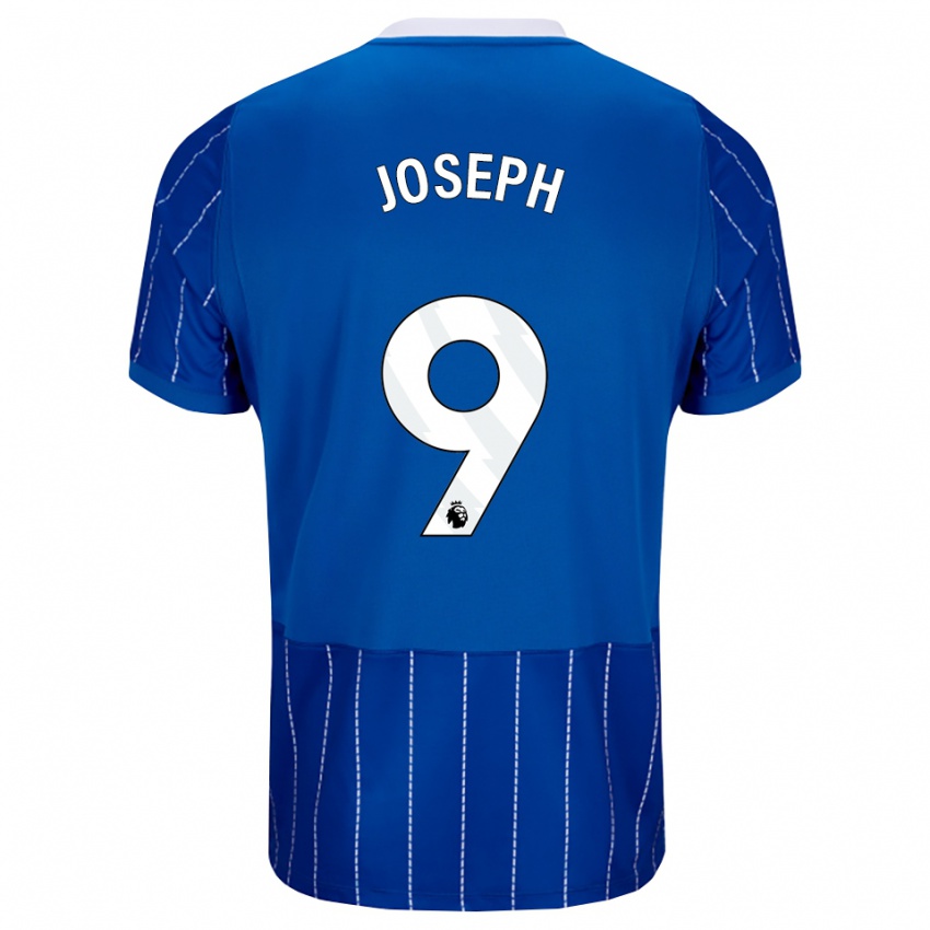 נשים Valentin Joseph #9 כחול מדיום לבן ג'רזי ביתית 2026/27 חולצה קצרה