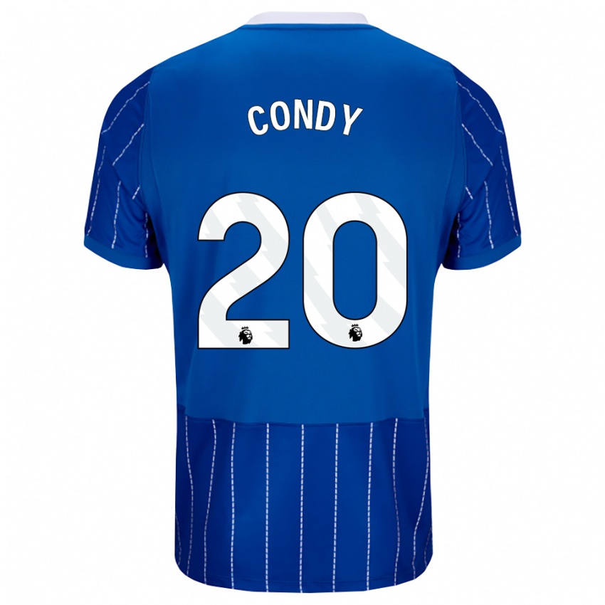 נשים Chris Condy #20 כחול מדיום לבן ג'רזי ביתית 2026/27 חולצה קצרה