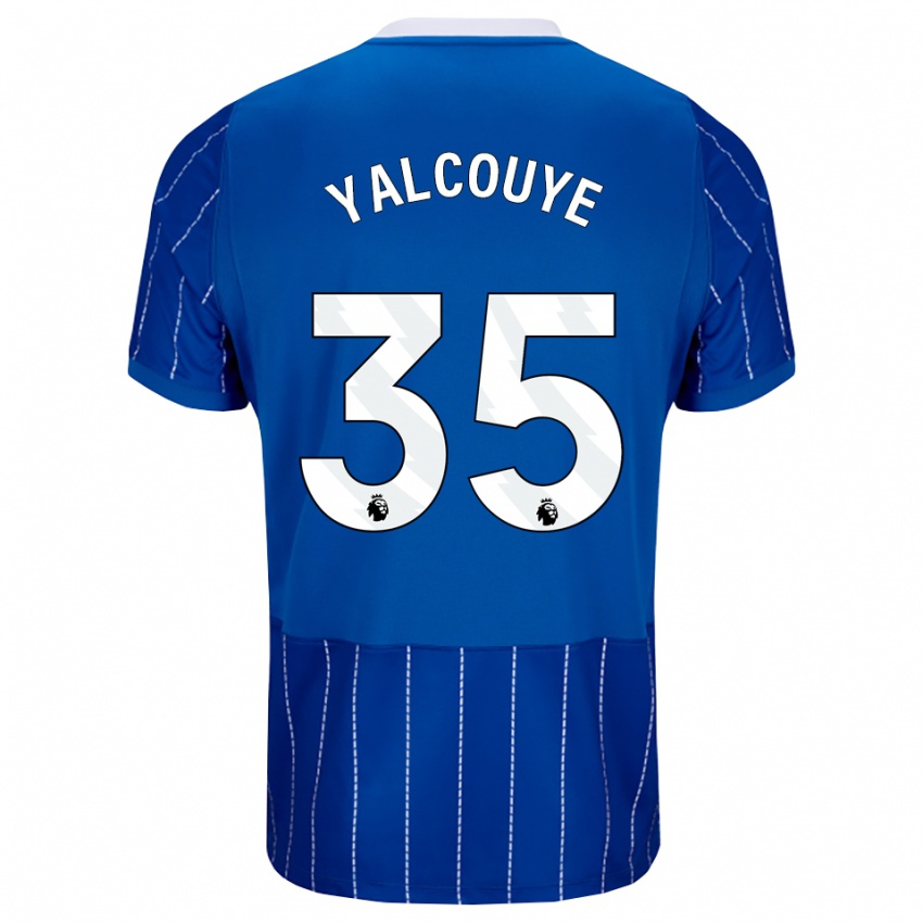 נשים Malick Junior Yalcouyé #35 כחול מדיום לבן ג'רזי ביתית 2026/27 חולצה קצרה