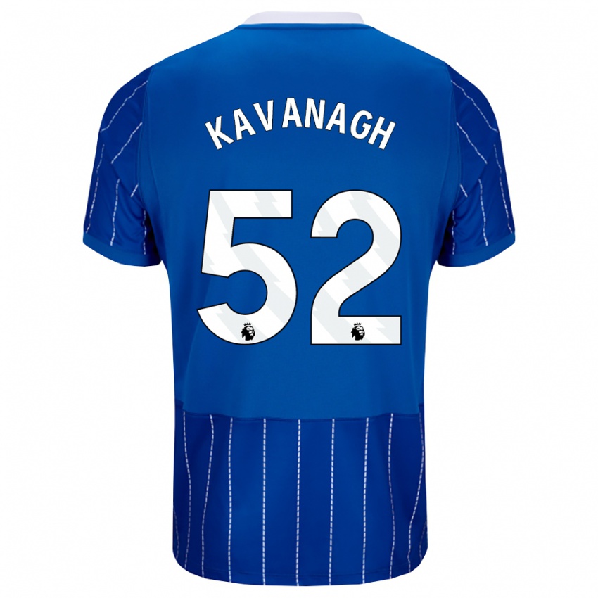 נשים Leigh Kavanagh #52 כחול מדיום לבן ג'רזי ביתית 2026/27 חולצה קצרה