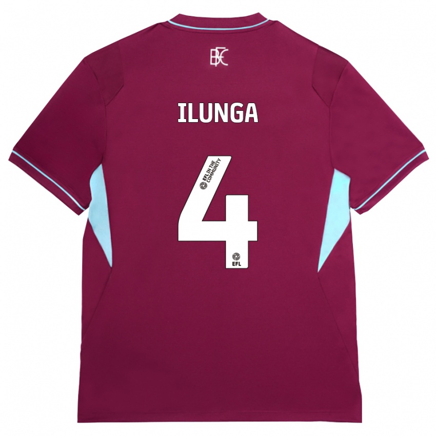 נשים Glen Ilunga #4 בורדו ירוק ג'רזי ביתית 2026/27 חולצה קצרה