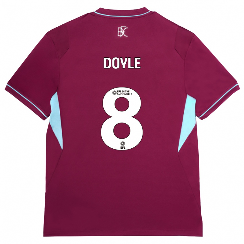 נשים Emma Doyle #8 בורדו ירוק ג'רזי ביתית 2026/27 חולצה קצרה