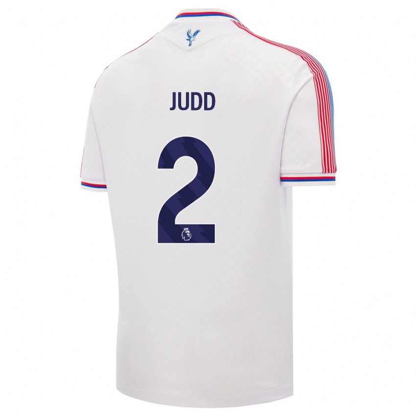 נשים Jasper Judd #2 לבן אדום כחול ג'רזי ביתית 2026/27 חולצה קצרה