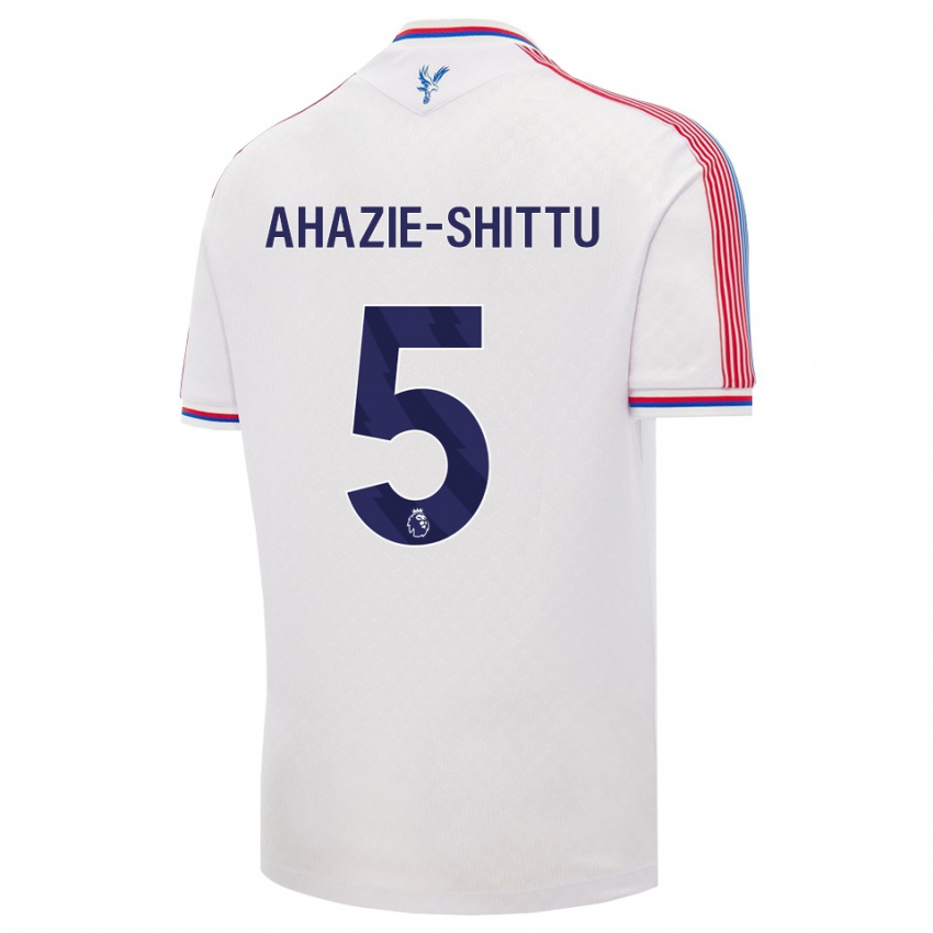 נשים Remi Ahazie-Shittu #5 לבן אדום כחול ג'רזי ביתית 2026/27 חולצה קצרה