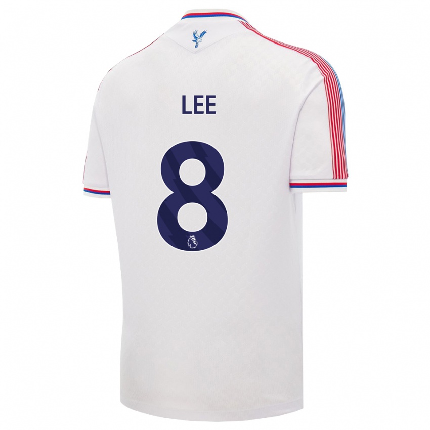 נשים Jamar Lee #8 לבן אדום כחול ג'רזי ביתית 2026/27 חולצה קצרה