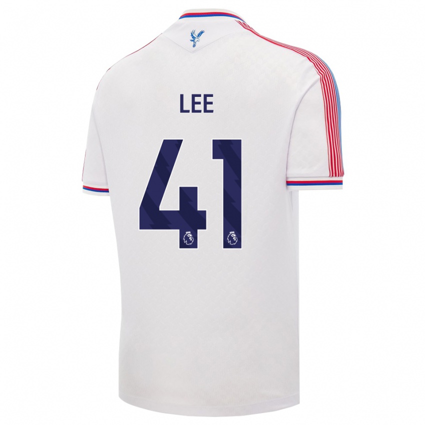 נשים Harry Lee #41 לבן אדום כחול ג'רזי ביתית 2026/27 חולצה קצרה