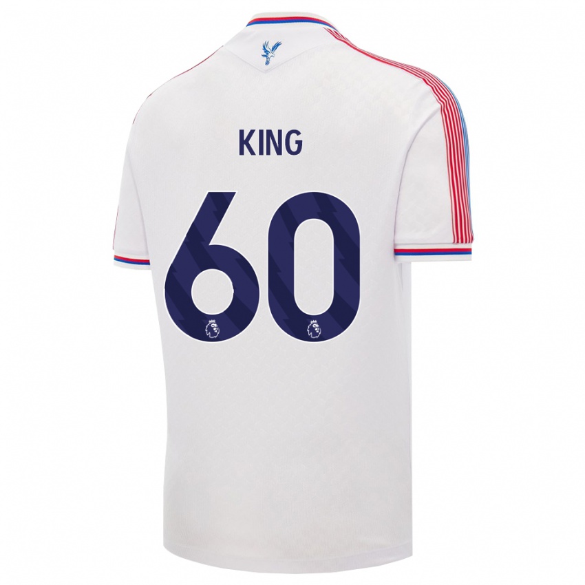נשים George King #60 לבן אדום כחול ג'רזי ביתית 2026/27 חולצה קצרה