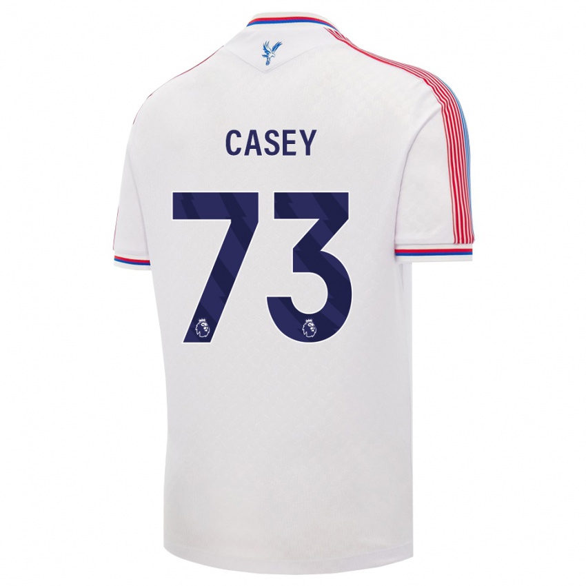 נשים Benjamin Casey #73 לבן אדום כחול ג'רזי ביתית 2026/27 חולצה קצרה