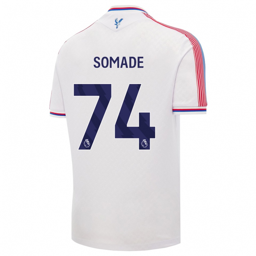 נשים Sean Somade #74 לבן אדום כחול ג'רזי ביתית 2026/27 חולצה קצרה