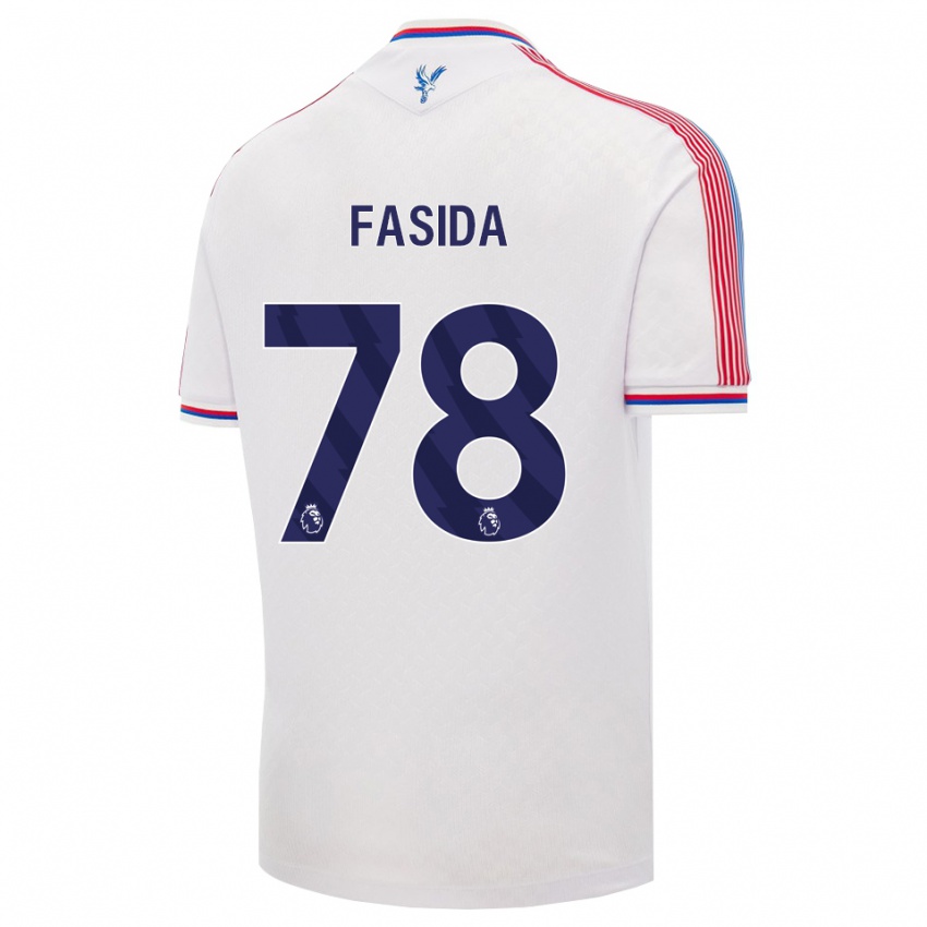 נשים Jacob Fasida #78 לבן אדום כחול ג'רזי ביתית 2026/27 חולצה קצרה