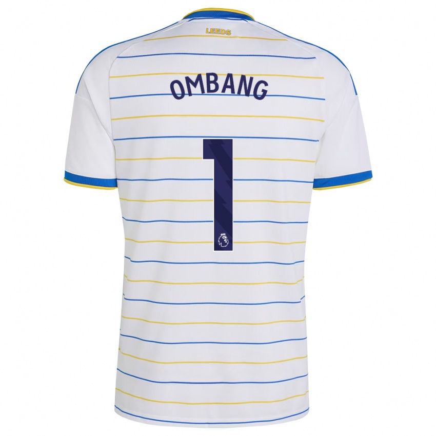 נשים Darryl Ombang #1 אדום צהוב כחול ג'רזי ביתית 2026/27 חולצה קצרה