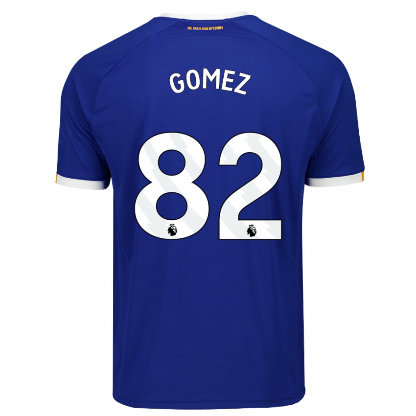 נשים Francis Gomez #82 כחול לבן צהוב ג'רזי ביתית 2026/27 חולצה קצרה