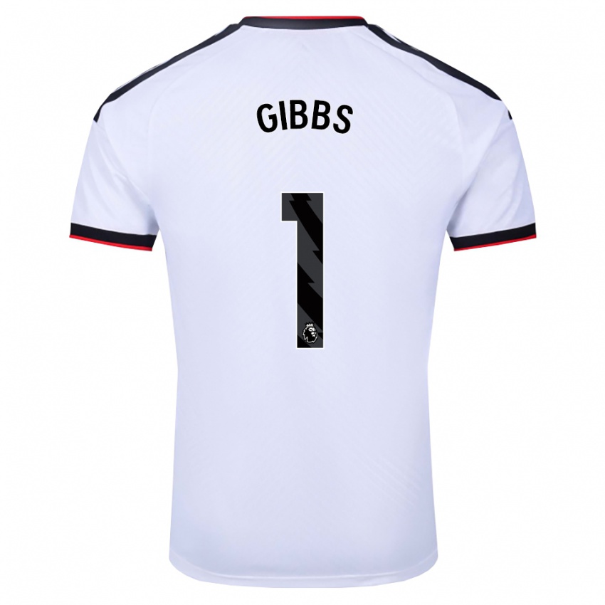נשים Frankie Gibbs #1 לבן שחור אדום ג'רזי ביתית 2026/27 חולצה קצרה