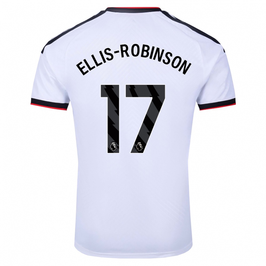 נשים Eddie Ellis-Robinson #17 לבן שחור אדום ג'רזי ביתית 2026/27 חולצה קצרה