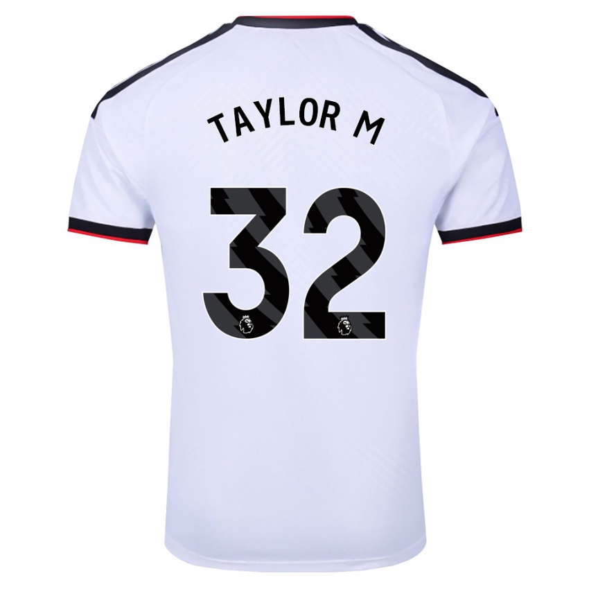 נשים Belle Taylor-M #32 לבן שחור אדום ג'רזי ביתית 2026/27 חולצה קצרה