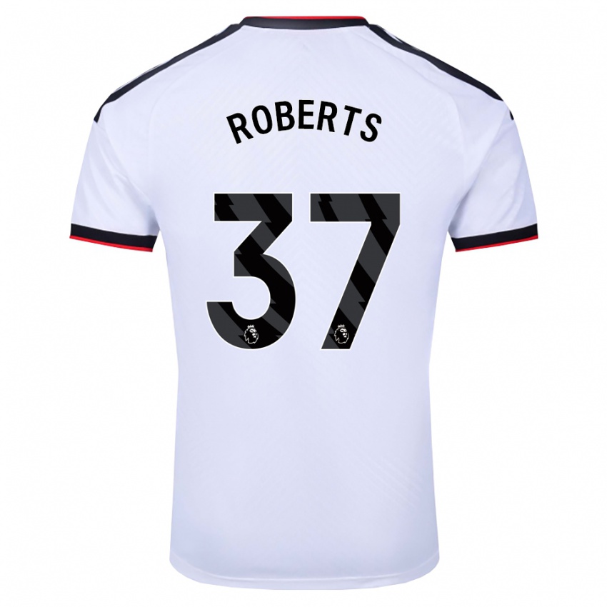 נשים Sophia Roberts #37 לבן שחור אדום ג'רזי ביתית 2026/27 חולצה קצרה