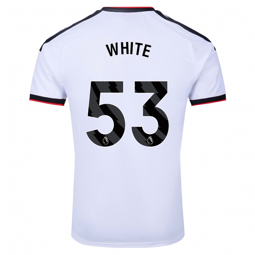נשים Alfie White #53 לבן שחור אדום ג'רזי ביתית 2026/27 חולצה קצרה
