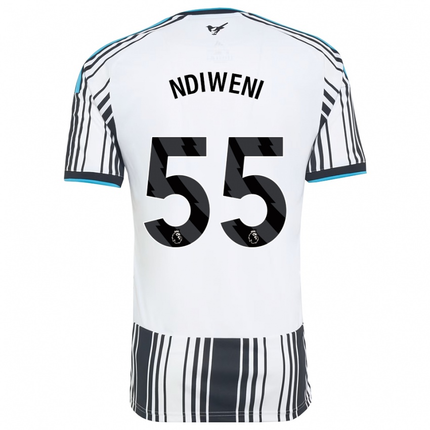 נשים Michael Ndiweni #55 כחול שמיים שחור לבן ג'רזי ביתית 2026/27 חולצה קצרה